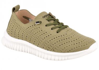 Πάνινα παπούτσια | Ανατομικά | Amarpies | AOG28352 | Λαδί - Amarpies - 